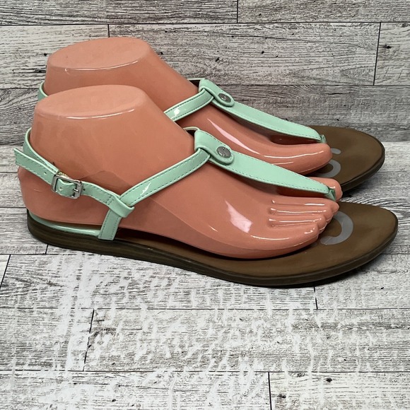 Circus By Sam‎ Edelman Cayden Mint Green  Ankle Strap Sandals Women Size 8M - Picture 3 of 10